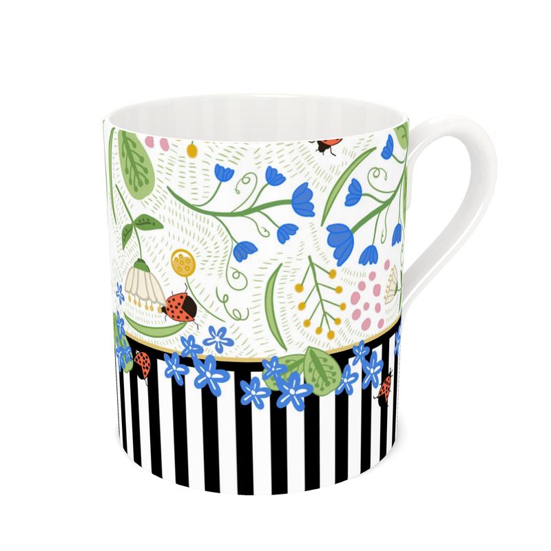 Mugs: Whimsical Floral Cup  Amelia Rita