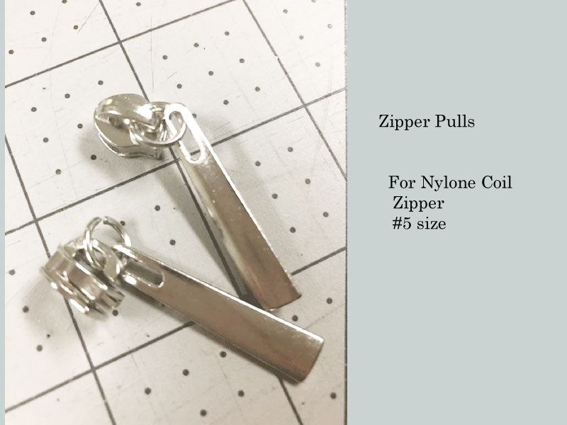 Zipper Pulls - Tapered for #5 Nylon Coil Zipper