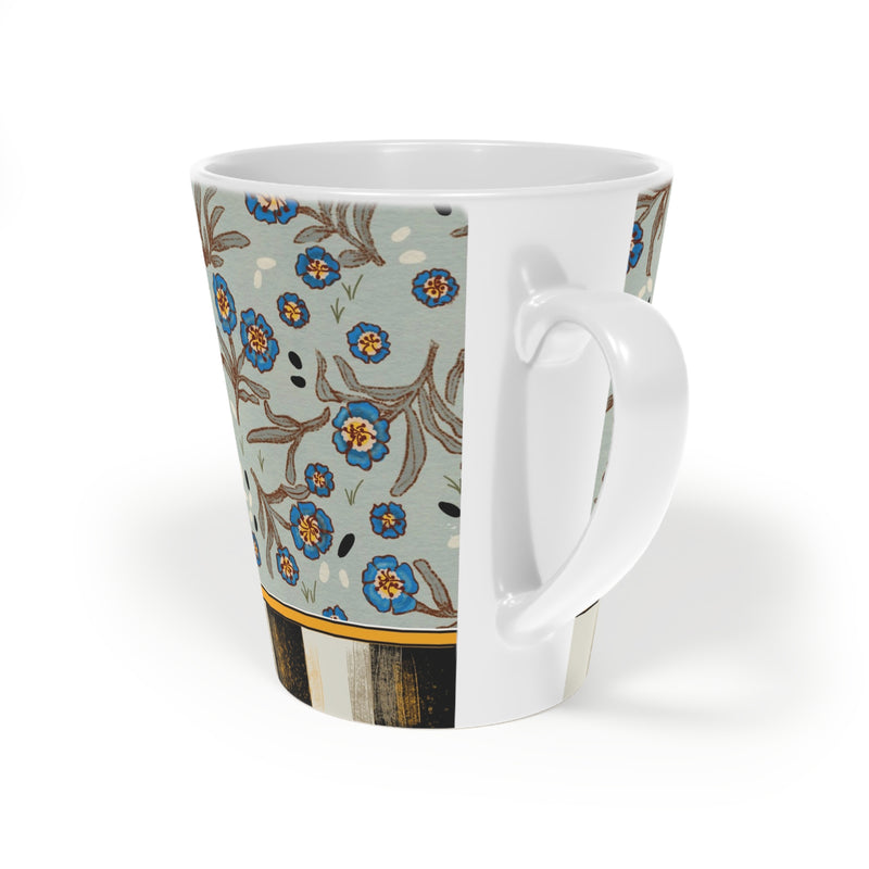 Blue Bloom Art Mug
