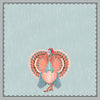 Thanksgiving Cotton Twill Napkin, Turkey Design