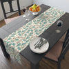 Floral Cotton Table Runner for Elegant Dining, Winding Leaves