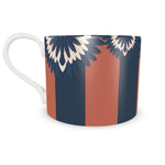 Bold Striped Designer Cup and Saucer