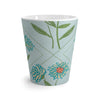 Mugs:  Botanical Floral Latte Mug - Perfect Gift for Flower Lovers