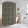 Folk Birds Shower Curtain