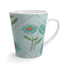Mugs:  Botanical Floral Latte Mug - Perfect Gift for Flower Lovers
