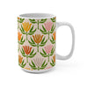 15oz Floral Pattern Mug — A Tulip Tea Moment