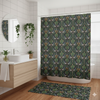 Folk Birds Shower Curtain