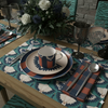 Bold Striped Designer Cup and Saucer