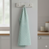 Sea Herringbone Geometric Absorbent Tea Towel