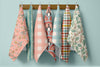 Tea Towel - Whimsical Thanksgiving Towels in Bundle of Seven - Featuring all The Thanksgiving Patterns