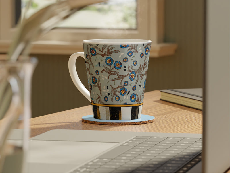 Blue Bloom Art Mug