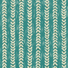 Tea Towel Stripe on Green – Modern Vine Stripe Tea Towel in Teal