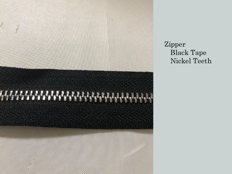 Zippers by the yard