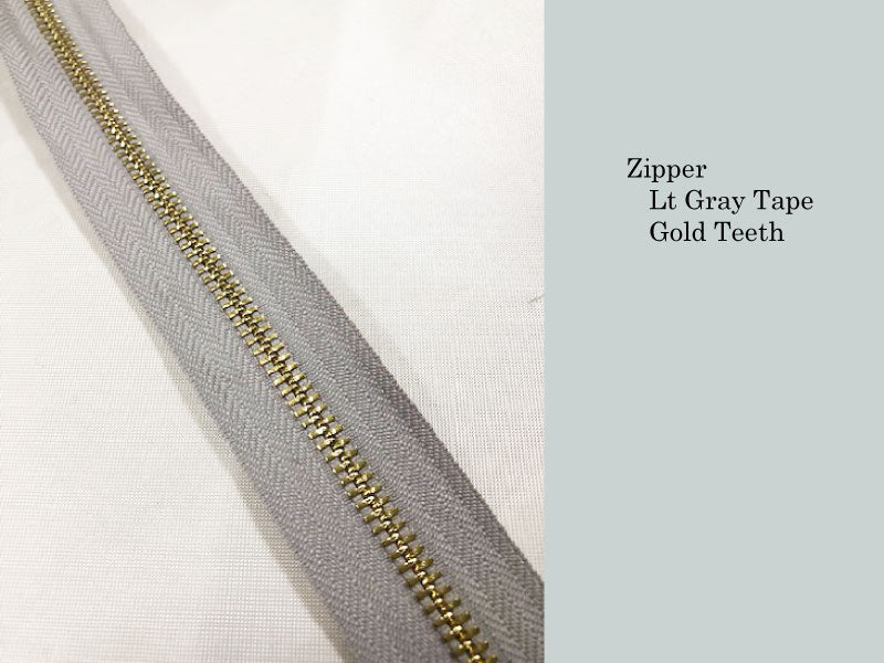 Zippers by the yard